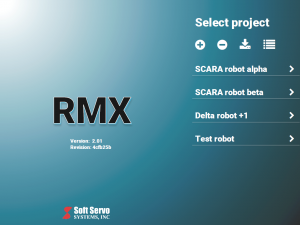 Robot Controller RMX Screen